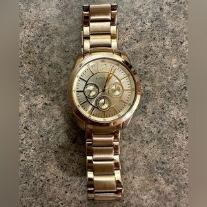 Fossil Gold Watch